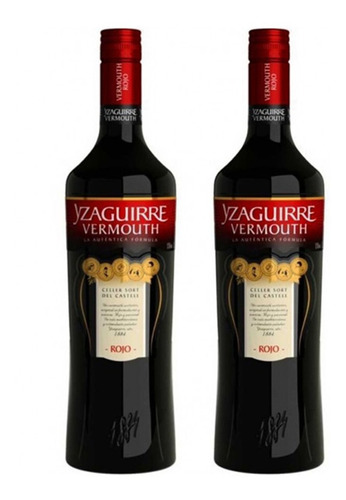 Imagen 1 de 4 de Vermouth Vermut Yzaguirre Rojo X1000cc X2 Unidades