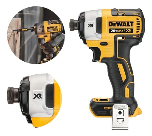 Parafusadeira Imp 1/4 Dewalt Dcf887 + Bat 4ah + Carreg Cor Amarelo/preto Frequência