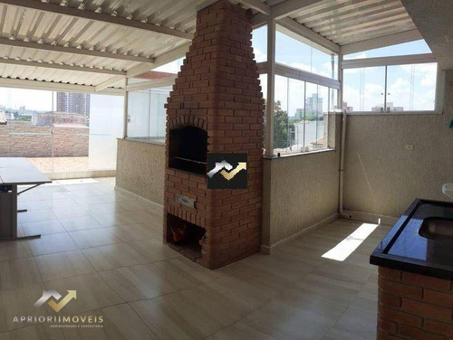 Imagem 10 de 27 de Cobertura Com 2 Dormitórios À Venda, 122 M² Por R$ 450.000 - Vila Homero Thon - Santo André/sp - Co1409