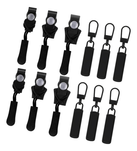 // 3 Kit De Reparación De Cremalleras De 12 Piezas, De Metal