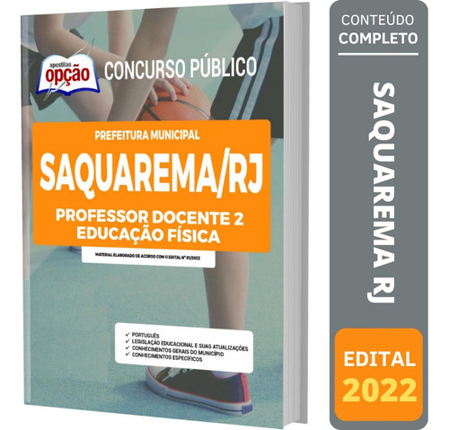 Apostila Saquarema Rj Professor Docente 2 - Educação Física