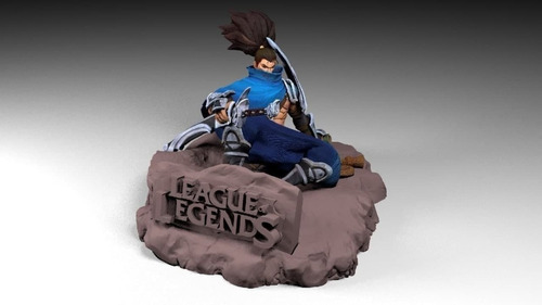 Archivo Stl Impresión 3d - League Of Legens - Yasuo Diorama