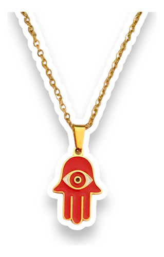 Collar Mano Fatima Y Ojo Turco Collar Y Pulsera