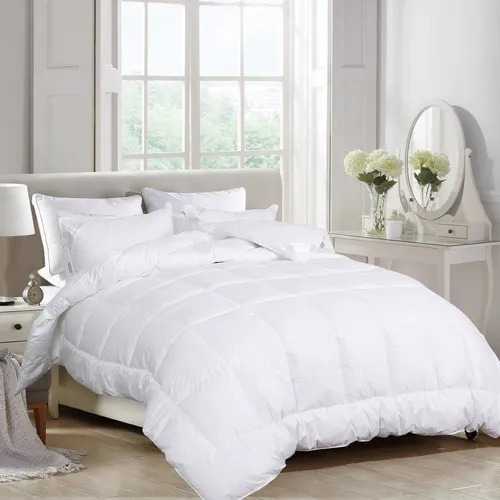 Imagen 5 de 5 de Acolchado Queen Size Reversible Térmico Símil Pulmón Edredón