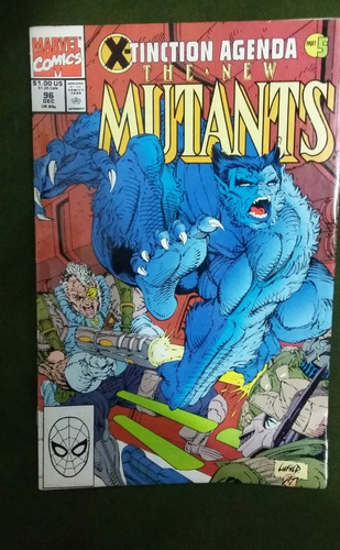 Cómic The New Mutants Xtinction Agenda 1990 (en Inglés)