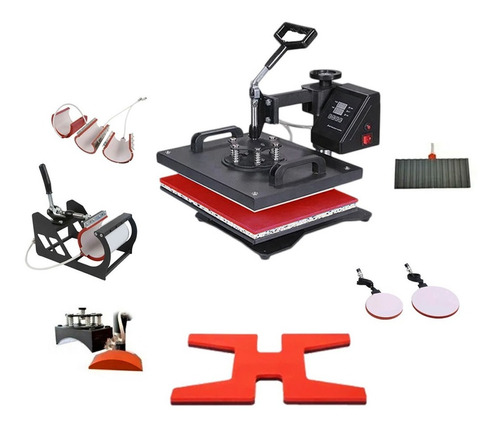 Imagen 1 de 4 de Sublimadora 10 En 1, 9 En 1, 8 En 1 Jarros Zapatos38x38 $689