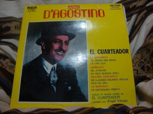 Vinilo Angel D Agostino El Cuarteador T2