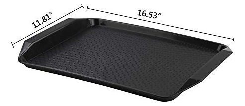 Bandejas De Plástico Para Servir Comida Leendines, 6 Paquete