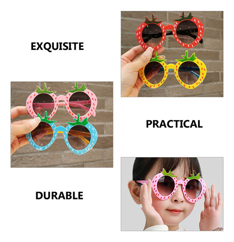 Gafas Para Niños Pequeños, Color Fresa, 4 Unidades