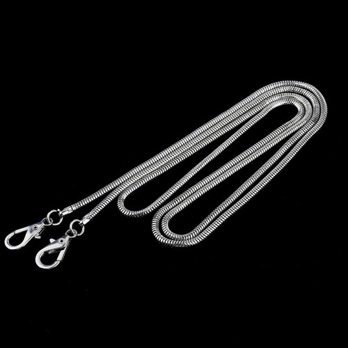 2 Piezas De Metal De Cadena De Serpiente Bolsa De Correa De