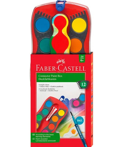 Acuarelas Connetor Faber Castell X12