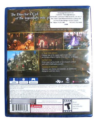 Bard's Tale Iv Director's Cut - Ps4 Rpg Inxile Entertainment