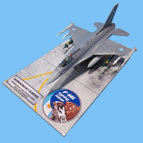 Avión A Escala F-16 Fighting Falcon Argentino Maqueta Armada