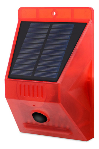 Mz Luz De Alarma Solar: Sensor De Movimiento, Sirena De 110