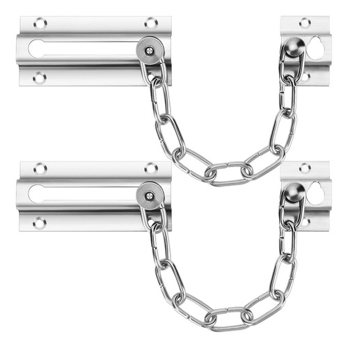 Cerradura De Puerta De Cadena 2x Hardware De Puerta