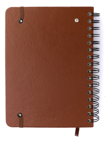 Agenda Planner 2024 Cicero Wire-o Diária A5 Cor da capa Clássica/Café