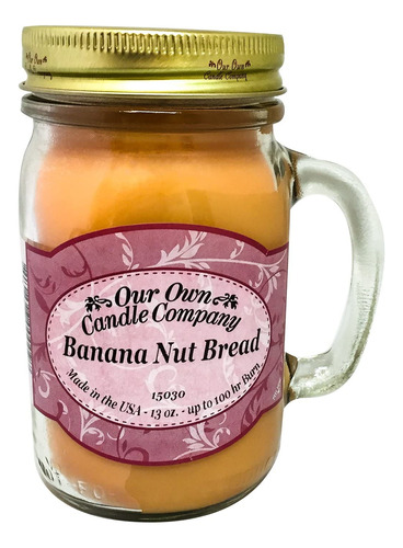 Nuestra Propia Empresa Vela Banana Nut Pan Perfumado 13 Oz