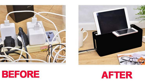 Caja De Gestión De Cables 3x Para Gestión De Cables De Escri