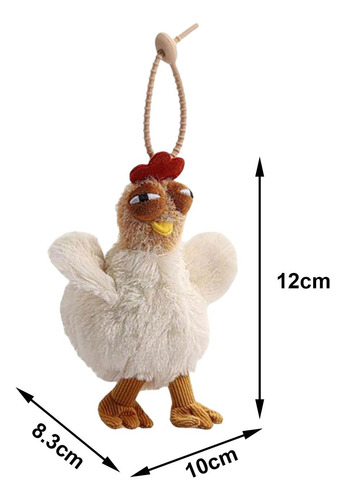 Llavero De Animales, Adorno De Animales Creativo Para Beige