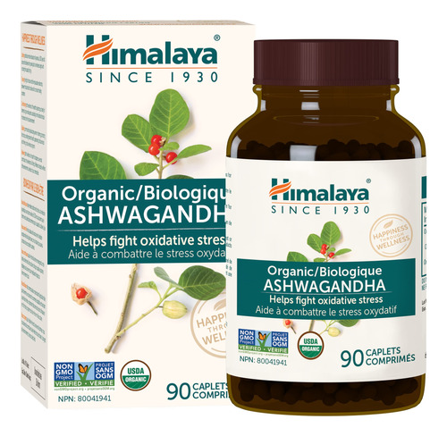 Himalaya Ashwagandha Orgnico, Suministro De 3 Meses Para Ali