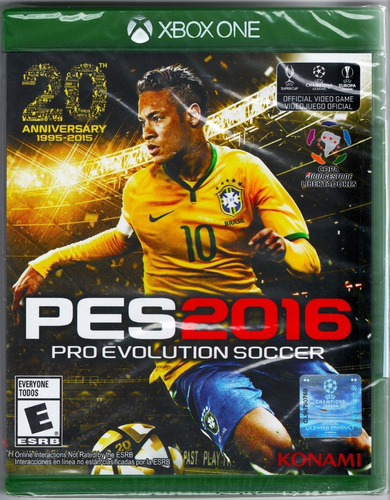 Pro Evolution Soccer 2016 Físico Xbox One Pes16 Sellado