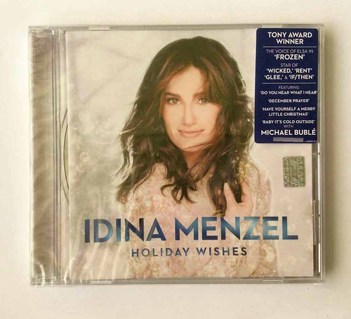 Cd Idina Menzel - Holiday Wishes (ed. Chile, 2014)