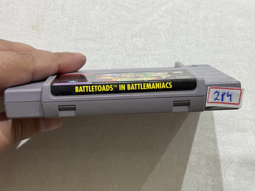 Id 284 Battletoads Battlemaniacs Original Super Nintendo