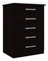 Comprar Comodas Cajoneras 5 Cajones Dormitorio Demolición 05d Color Negro