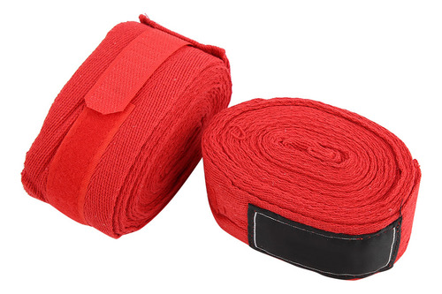 Envoltura De Mano De Boxeo Roja Roja, 2 Unidades, 5 M, Algod