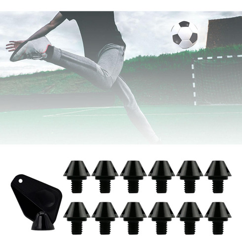 12pcs Track Shoes Spikes Futebol Shoe Spikes Turf Altura 8mm