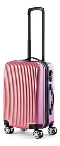 Valija Travelword Cabina 35cm de ancho x 50cm de alto x 23cm de profundidad color rosa