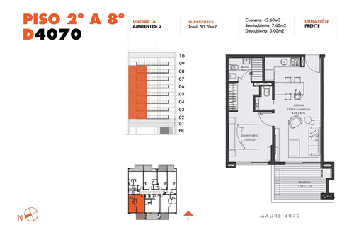 Increible 2 Ambientes A Estrenar En Venta - Chacarita