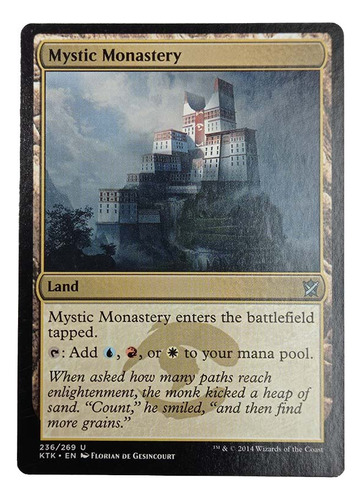 Carta Mystic Monastery [tarkir] Mtg Land