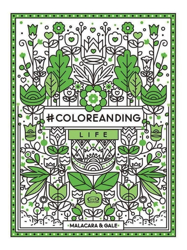 Libro Mandalas Coloreanding Life Colorear Antiestres