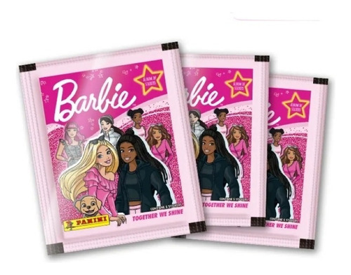 10 Sobres Álbum Barbie Juntas Brillamos. Panini 2023