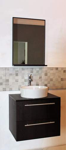 Imagen 2 de 7 de Mueble De Baño Con Lavamanos Y Espejo