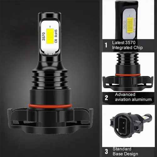 For Kit De Focos Led 9008 5202 H16 De Luz Alta/baja For