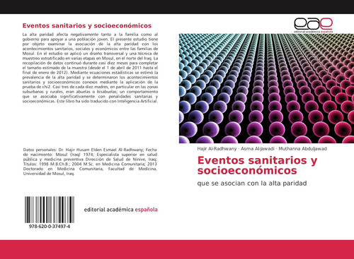 Libro: Eventos Sanitarios Y Socioeconómicos: Que Se Asocian