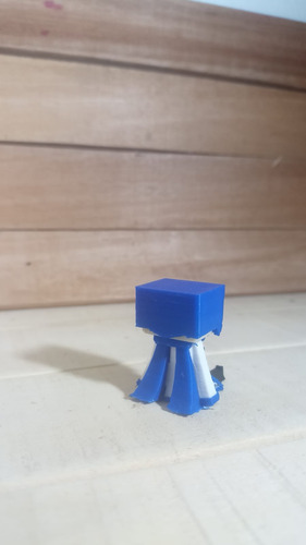 Kaito Vocaloid Figura Impresion 3d Pla Pixelados_