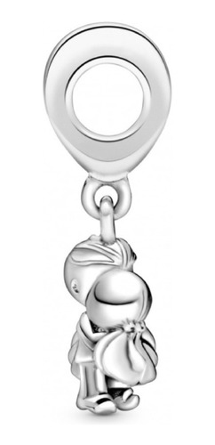 Imagen 3 de 5 de Charm Pareja De Novios Estilo Pandora De Plata 925 + Caja