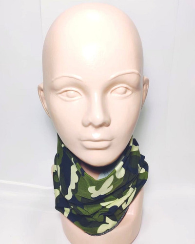 Imagen 3 de 6 de Bandana Mascara Bufanda Motociclista Tactico Green Woodland