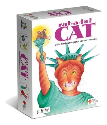Libro - Juego De Mesa Rat A Tat Cat Juego De Cartas Top Toy