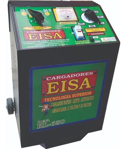 Cargador De Baterias De Carro Carga Rap-lento 12v- 24v 650a 