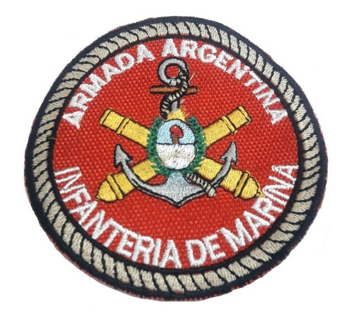 Escudo Parche Bordados Infantería De Marina Armada Argentina