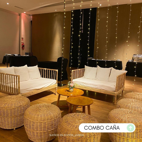 Alquiler Livings Puff Sillon Gervasoni Caña Gazebos Carpas