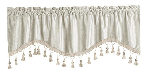 Cortina De Ventana De Bolsillo Para Barra, Cortinas De Beige