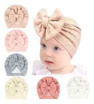 Comprar 6 Piezas Gorro Bebe Recien Nacido Lindo Gorros Con Lazo