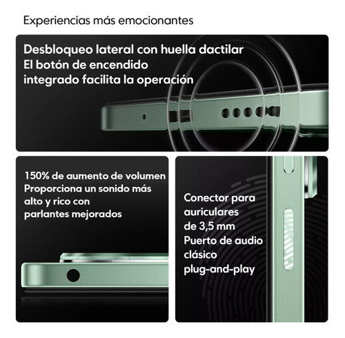 Xiaomi Poco C75 Celular 8gb Ram, 256gb, Dual Sim, Nfc Libre Con Accesorios, Versión Global Verde