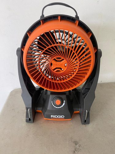 Ventilador Portátil Híbrido De 18 Volts Ridgid 18v Ajustable