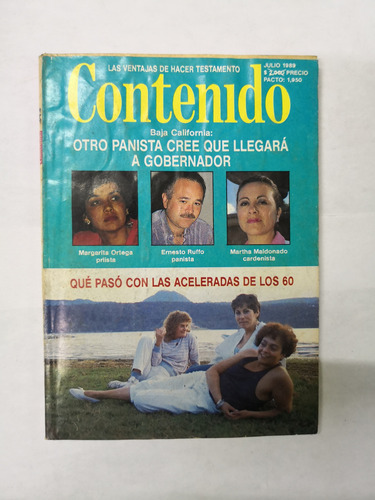 Revista Contenido Julio 1989,#313 Otro Panista Cree